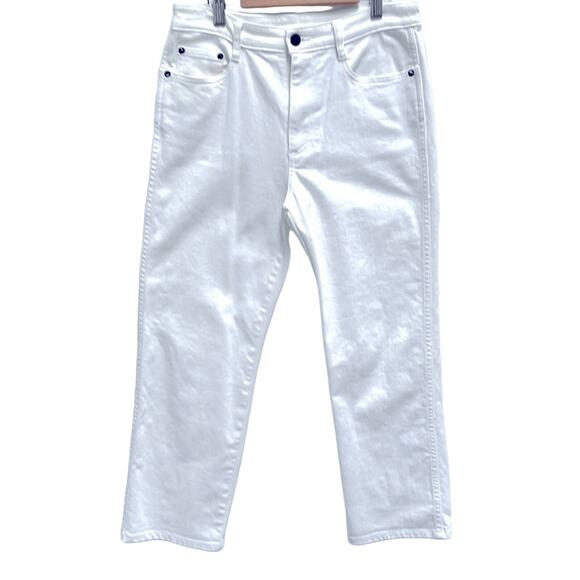 Simon Miller Straight White Denim Jeans Size 28 - Picture 1 of 11